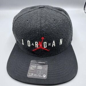 Air‎ Jordan Hat Men Black Embroidered Logo Jumpman Pro Snap Back Cap